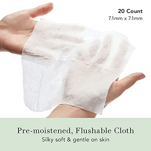Rael Feminine Wipes mit natürlichen Inhaltsstoffen, Tag und Nacht verwenden, Einweg, pH-neutral, sanft und sicher auf der Haut. (2 Packungen) - Image 3