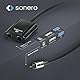 Sonero® premium Toslink-Splitter, 1x Stecker Eingang, 2x Buchse Ausgang, S/PDIF Digitaler Audio Verteiler, 0,15m, schwarz