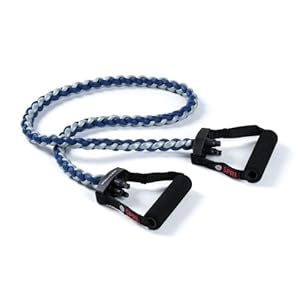 SPRI Braided Xertube Resistance Bands – Premium Exercise Band for Men & Women – Workout Equipment for Home Gym Fitness Training – Comfort Grip for Strength, Weights, and Resistance