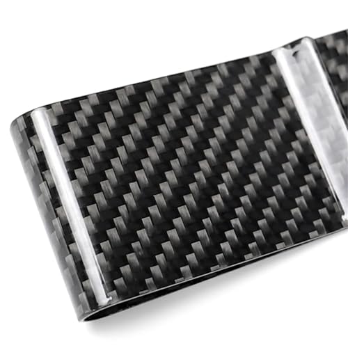Money Clip For Men 2pcs Slim Carbon Fiber Credit Card Holder - Matte/Glossy, Car Use, Bill Storage4
