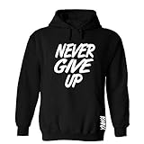  Druckstelle PMS Never Give Up Hoodie YNWA Seitendruck (XL)