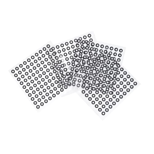 3.0mm 3D Scanner Dots for Accurate Tracking, 3D Scanning Markers Points High Reflective Markers for 3D Scanners, Sticking on Featureless, Small Objects, 500 Points