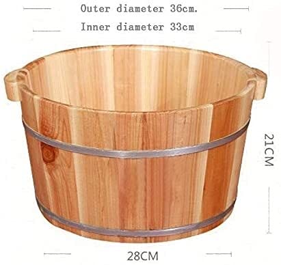 Spa de pies de madera con tapa para pedicura y masaje miniatura 2