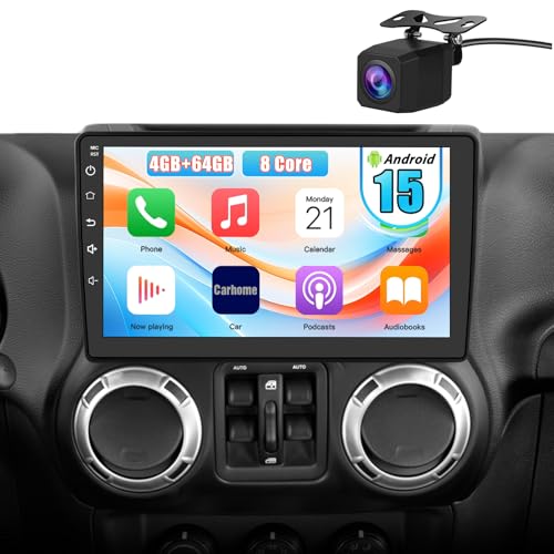 Radio para Jeep Wrangler 2007-2018 con pantalla de 10.1" miniatura 1