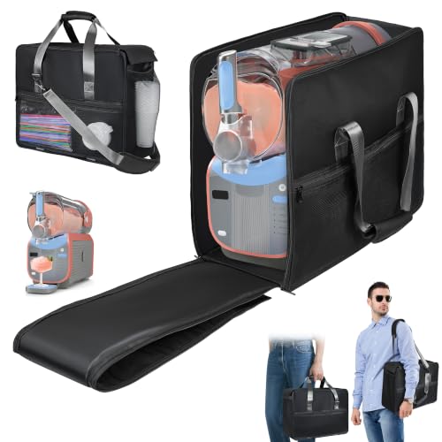 Cushioned Carrying Case Fit Ninja FS605 Slushie Machine Max XXL XL, Fix fumbling to take machine out...
