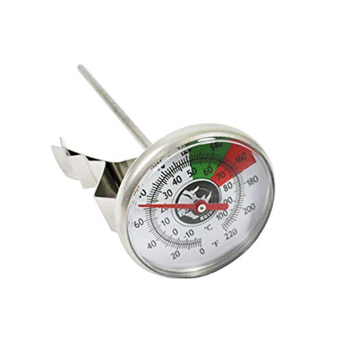 Rhinowares Termómetro de leche de tallo corto de 5 pulgadas