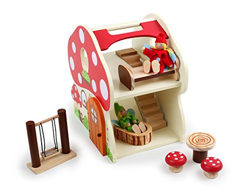 Maison de poupée champignon Small Foot pour des heures de jeu dans la chambre