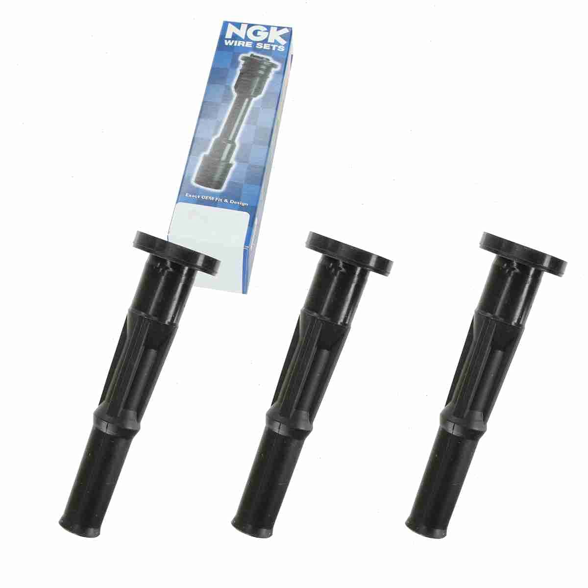 3 pc NGK Ignition Coil Boots compatible with Toyota 4Runner 3.4L V6 1996-2002
