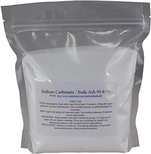 8 oz Pure Sodium Carbonate Dense Soda Ash Na2CO3 pH Adjust Chemical Spa Pool Cleaning Dishwasher