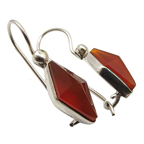 Carnelian Dangle Earrings 1.1