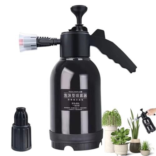 Pulverizador a Presión de Bomba - Botella De Agua Pulverizadora Multiusos A Presión Antifugas De 2 Litros,Pulverizador De Agua Para Limpiar Plantas,Para Limpieza de Coche, Hogar, Verduras, Balcón, Ven
