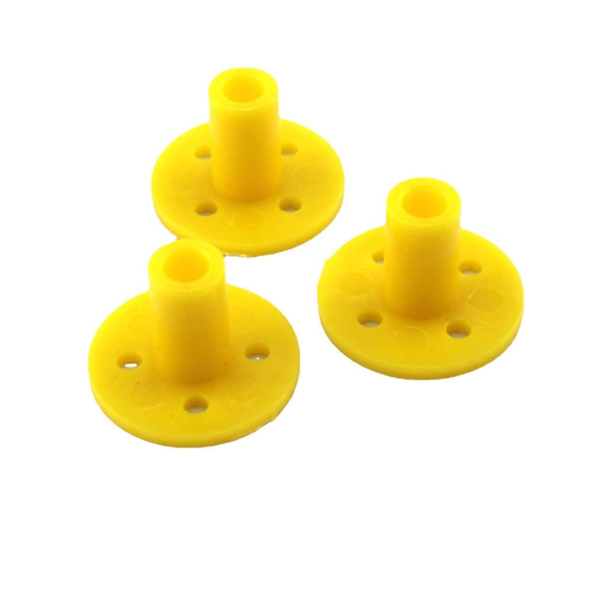 20pcs 5mm Flange Coupling Connector Shaft Axis Fittings for DIY RC Model Motors Plastic Flange Connector Coupling Model Accessories