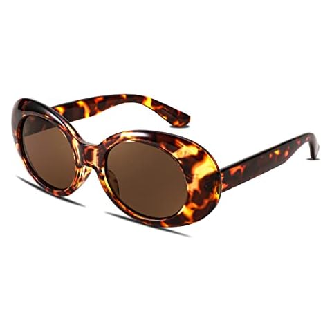 Gafas de sol FEISEDY Clout B2253 blancas ovaladas con protección UV400 Cover