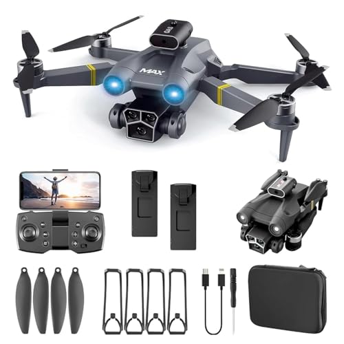 Drone with 4k Camera Foldable 1080P HD Drone with FPV Live Video, Gestures Selfie, Altitude Hold, One Key Take Off/Landing, 3D Series Flips Kids And Adults A1