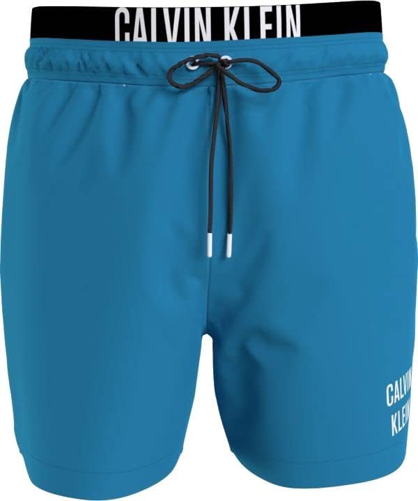 Calvin Klein Hombre Bañador Medium Double WB Largo