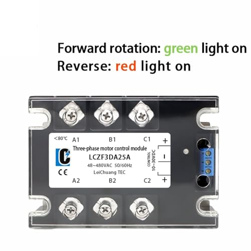 Module LCZF3DA Relais Statique triphasé commandé par signal 10-30V CC