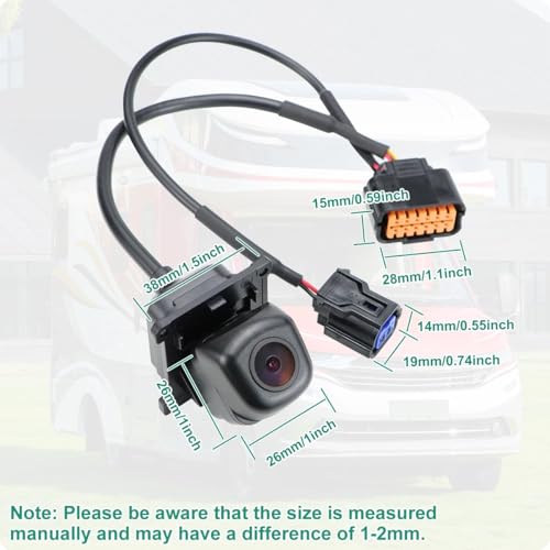 Image of 95760-D9001 Rear View Backup Camera Replacement for Kia Sportage KX5 2016-2019, Replaces OE# 95760D9000 95760D9001 95760-D9000 by GreenYi
