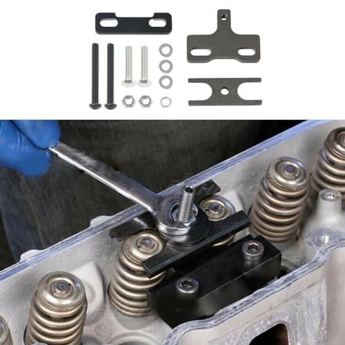 Aumotop Kit D'outils Efficace de Compresseur de Ressort Soupape LS pour Moteurs 4,8 5,3 5,7 6,0 6,2 LS1 LS3 LS6, Matériau Métallique Durable pour L'entretien et la Réparation Voiture
