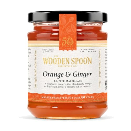 The Wooden Spoon Preserving Company - ‘Clipper’ Dark Orange & Ginger Marmalade - 340g