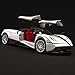 RZAPE Car Toys for Boys 1 18 Scale Diecast Cars Compatible for Pagani Huayra Dinastia Model Car Kits Collection,Metal Pull Back Cars with Light and Sound,Toy Cars for Boys Age 4-7（White）
