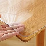 Yueboa テーブルマット 透明 85x65cm 厚さ1.5mm PVC テーブルクロス クリア ビニール PVC製 デスクマット テーブルカバー 防水 汚れ防止 撥水加工 はカスタマイズ可能です
