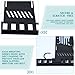 Wenqik Gun Rack Wall Mount Horizontal Heavy Duty Steel Adjustable Gun Racks with 10 Mounting for Tactical Vest Gear Display, Hold up to 5 Rifle Compound Bow Carbine