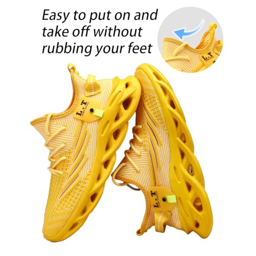 Image of DLWKIPV Women Running Shoes Walking Training Sneakers Sport Gym Fitness Tennis Shoes Non Slip Fashion Comfortable Lightweight Shoe for Casual Jogging Mesh Breathable Sneaker
