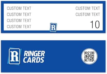 Custom Graded Card Slab Label – Personalized Cardstock Label for Collectible Trading Cards – 2.72 x 0.84 Inch image 5