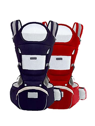 Hainice Babydragers met ergonomische heupstoel, schatvanger voor baby tot peuterdonkerblauw - Image 8