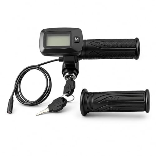 Throttle for Tuttio Soleil 01 Electric Dirt Bike 48V LCD Display w/M Button Tuttio Ebike Throttle Integrated Display Only Fit Tuttio Soleil01 (No Non-M) Tutti Soleil 01 Accessories for Teens