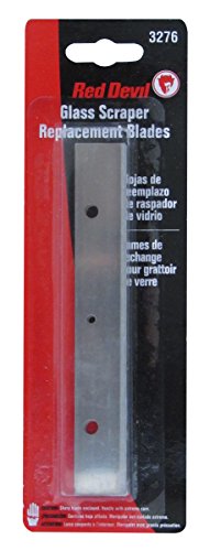 Red Devil 3276 4" Glass Scraper Replacement Blades, Pack of 5