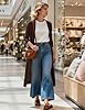 Women's Open Front Long Maxi Cardigan Longline Dus... #3