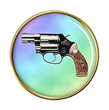 23 mm (ca. Diametro: 22 cm. Giftshop UK Smith & Wesson - Spilla speciale