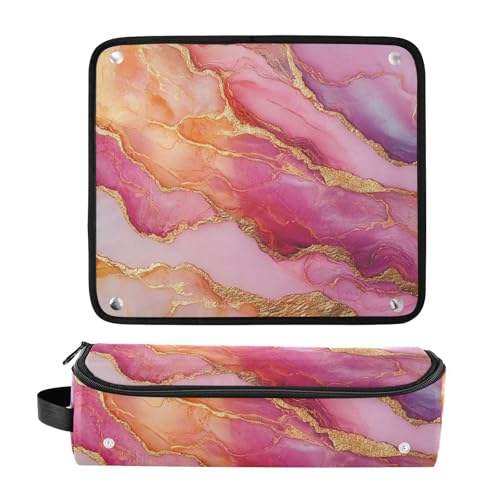 Bolsa de viaje para herramientas de cabello con tapete resistente al calor miniatura 3