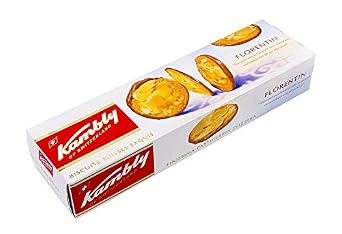 Kambly DeLuxe Swiss Cookies - FLORENTIN - 100gr / 3.52oz bar 5 Boxes PACK
