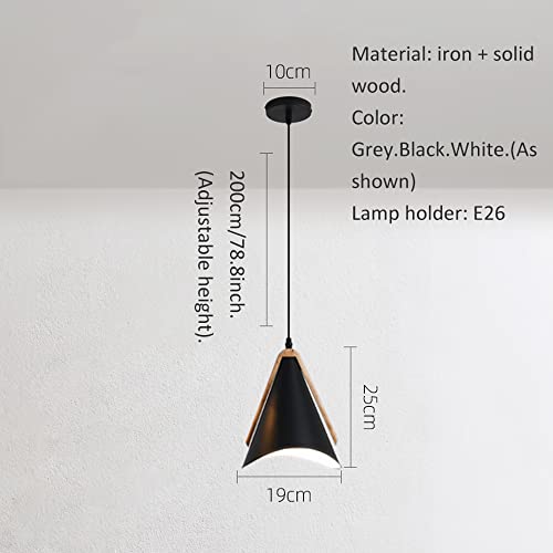 Lámpara de madera colgante para iluminar pasillos y recibidores 6