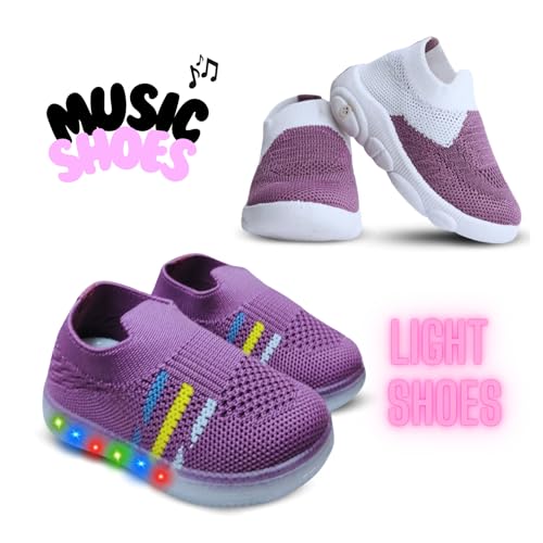 Image of Kids Trending Slip-On Shoes Combo, Pack of 2 (Light Shoe + Musical Shoe)