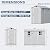 Devoko 4×8 FT Resin Storage Shed with Floor, Garden Plastic Outdoor Shed with Window and Lockable Door, Waterproof Outside Tool shed for Backyard Patio, Light Grey