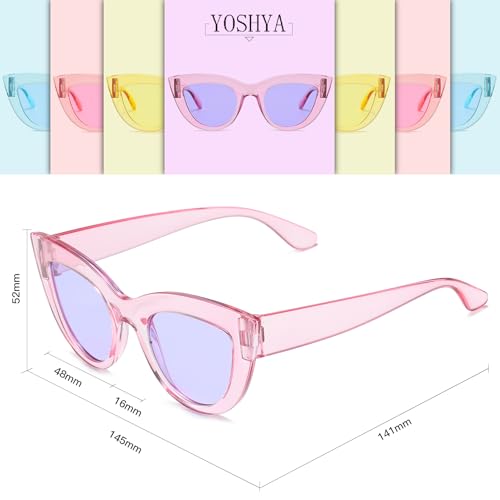 Image of Retro Vintage Narrow Cat Eye Sunglasses for Women Clout Goggles Plastic Frame