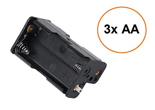 Support de Batterie pour Piles 2-3-4 Mignon AA/Micro AAA/BH-9VPC 3X Mignon AA-Batterien untereinander