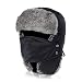 Vbiger Trapper Hat with Ear Flaps Nylon Windproof Winter Warm Hunting Hats for Men & WomenVbiger Trapper Hat with Ear Flaps Nylon Windproof Winter Warm Hunting Hats for Men & Women (Black)