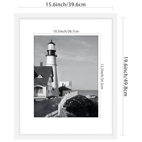Image of Picrit 16x20 White Picture Frame, Poster Frame for Wall, 3 Pack