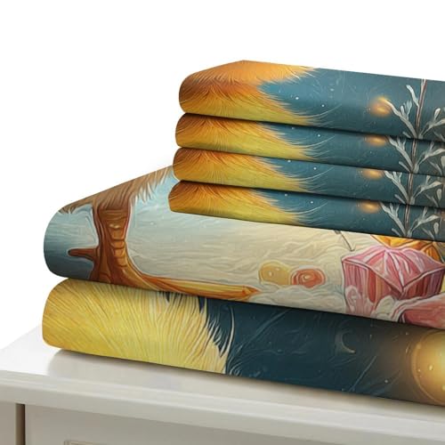 Housse de couette caneton de Noël en microfibre durable 200x200 - 7
