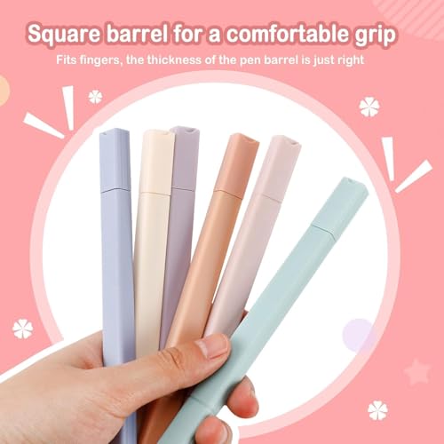 Image of 12Pcs Aesthetic Cute Highlighters, Bible Pastel markers and Pens, No-Bleed School Supplies and Office Journal DIY Home || Two Side Highlighters Pen | Pack Of 12 |