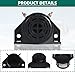 Riyhch Truck Back-up Alarm 105dB 12V/48V,Car Reversing Horn Truck Backup Alarm BIBI Buzzer Warning Alarm Siren,Waterproof Industrial Heavy-Duty Backup Warning,105dB Circular Alarm reversing Horn 5 Pcs
