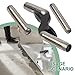 Brick Jointer Tool Set Made With Steel And Featuring Ergonomic Handle, Includes Sizes 1/2, 5/8, 3/4, 7/8 Inch For Accurate And Efficient Joint Work(Is black)