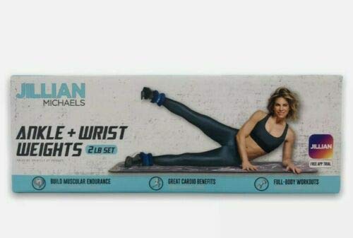 Jillian Michaels Ankle + Wrist Weights 2lb. Set