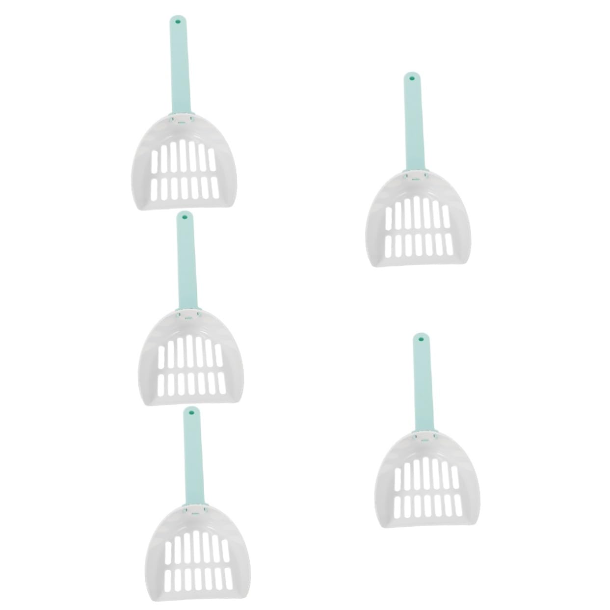 Mipcase 5 Pièces Pelle À pour Chat Manche Long Pelle À Chats Pelles Profondes Filtre À pour Animaux De Compagnie Pelle À pour Animaux De Compagnie Pelle De