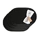 Produktbild Westmark Tischsets/Platzsets, 4 Stück, 45,5 x 29 cm, Vinyl, Schwarz, Saleen Edition: Fun
