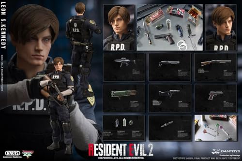 Renaissance Collectibles Damtoys DMS030 Resident Evil 2 Leon S. Kennedy 1/6 Action Figure
